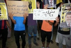 وقفة ضد الانقلاب ببئر عبد - سيناء - ضد الانقلاب العسكري