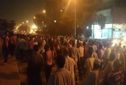 مسيرة ليلية حاشدة ضد الانقلاب بالألف مسكن