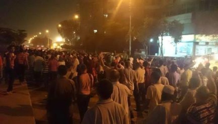 مسيرة ليلية حاشدة ضد الانقلاب بالألف مسكن