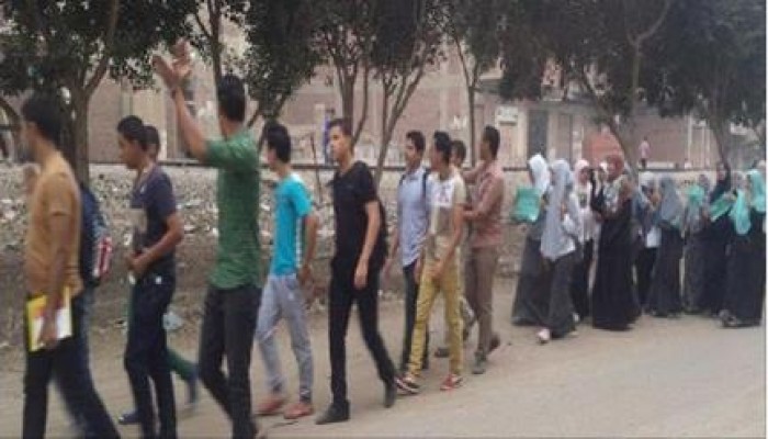 مسيرة لطلاب "7 الصبح" بالشرقية تنديدا بسوء الأحوال المعيشية