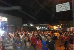 البحيره: مسيرة حاشدة للتحالف الوطني و طلاب حوش عيسي رفضا لكلمة قائد الانقلاب