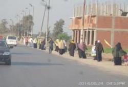 أسبوع "العدالة" : سلاسل بشرية بـ"كفر المقدم" بالدقهلية