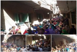 "أسبوع العدالة" الجيزة: إعتداءات قوات الإنقلاب وقود لمواصلة "ناهيا" الصمود