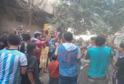 أسبوع "العدالة"الشرقية:وقفة لثوار الخضارية أمام منزل المعتقلين محمد وسعيد شبايك