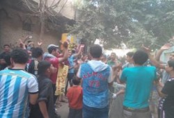 أسبوع "العدالة"الشرقية:وقفة لثوار الخضارية أمام منزل المعتقلين محمد وسعيد شبايك