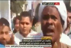 بالفيديو صعيدى يصرخ : انت طالق بالتلاتة يا سيسى مش عاوزينك خليك فى امريكا