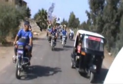 بالفيديو.. الغربية: بسيون ضد الانقلاب مسيرة درجات بخارية ضد الانقلاب