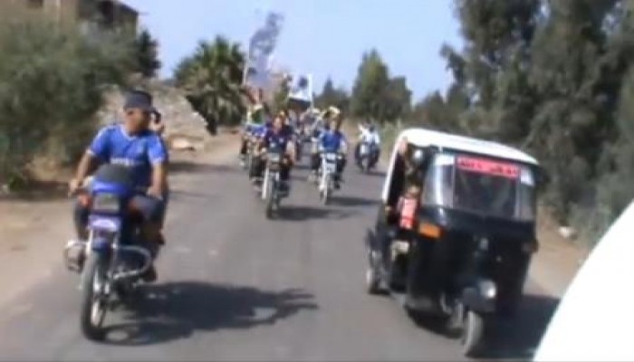 بالفيديو.. الغربية: بسيون ضد الانقلاب مسيرة درجات بخارية ضد الانقلاب