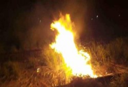 المنيا: مجهولون يقطعون الطريق الزراعى بين قرية قلوصنا ومركز سمالوط