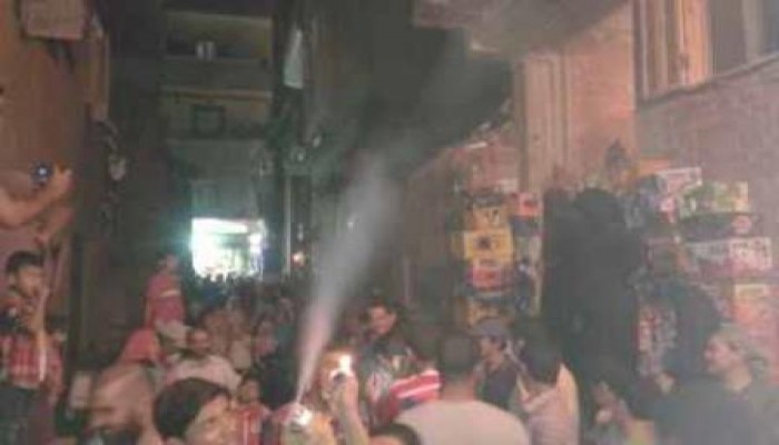 الشرقية: أجواء احتفالية فى استقبال المعتقلين المفرج عنهم بقرية هرية رزنة