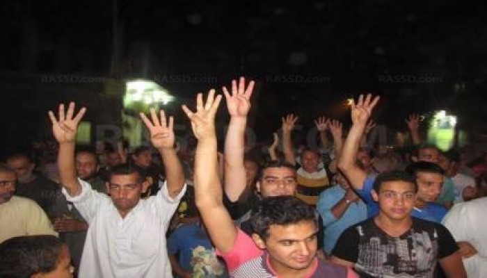 فعاليات ليلية لـ"رافضي الانقلاب " بمركز "شبين " بالقليوبية