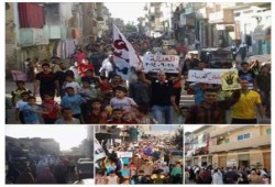 البحيرة: مسيرة حاشدة لـ"ثوار حوش عيسي" تطالب بإسقاط الانقلاب