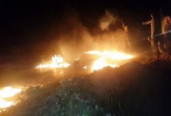 محتجون يقطعون طريقين رئيسيين بالفيوم