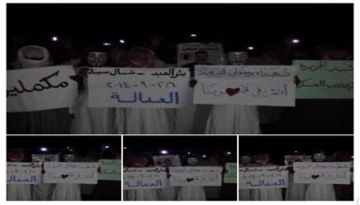 شمال سيناء: وقفة ليلية رافضة للانقلاب بمركز بئر العبد في أسبوع "العدالة"