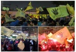 مدينة نصر: 3 وقفات ليلية للمطالبة باسقاط الانقلاب والإفراج عم المعتقلين