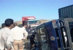 وفاة 4 مجندين من الأمن المركزي في حادث سير