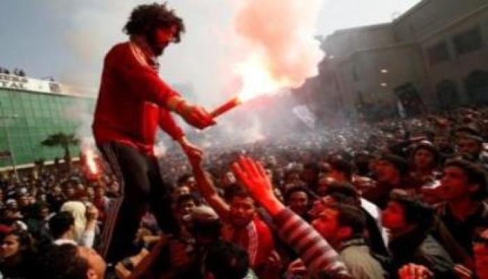 حبس 14من أولتراس أهلاوي 4 أيام بتهمة إقتحام ميدان التحرير