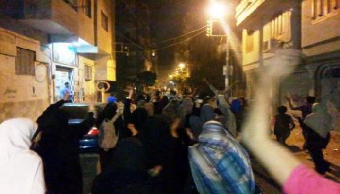 الدقهلية: مسيرة ليلية رافضة للانقلاب العسكرى بمنطقة الهدى والنور بالمنصورة