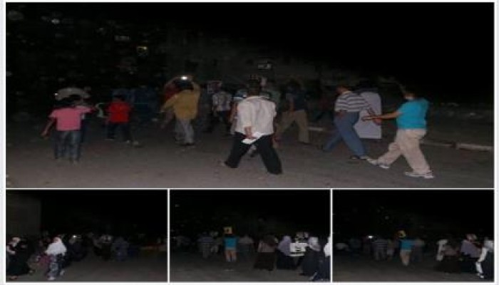 الاسكندرية: برج العرب فى مسيره ليليه حاشده رفضت لحكم العسكر