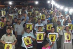 كفر الشيخ: "يوم من أيام رابعة" بقرية سوق الثلاثاء (صور)