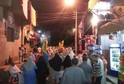 بالفيديو: مسيرة ليلية لأهالي قرية أشمنت بناصر لرفض الانقلاب العسكري