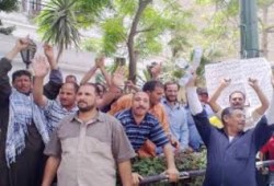 تظاهر عمال النقل بالبحيرةللمطالبة بصرف "منحة العيد"
