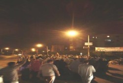 مسيرة ليلية حاشدة بمدينة السادات رافضة للانقلاب العسكرى