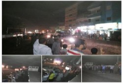 تكبيرات العيد تعلو فى سماء مزغونة وسلسلة بشرية ضد العسكر