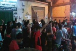 الدقهلية: شباب ضد الانقلاب بدكرنس يفاجئون أمن الانقلاب بمسيرة أمام مركز الشرطة