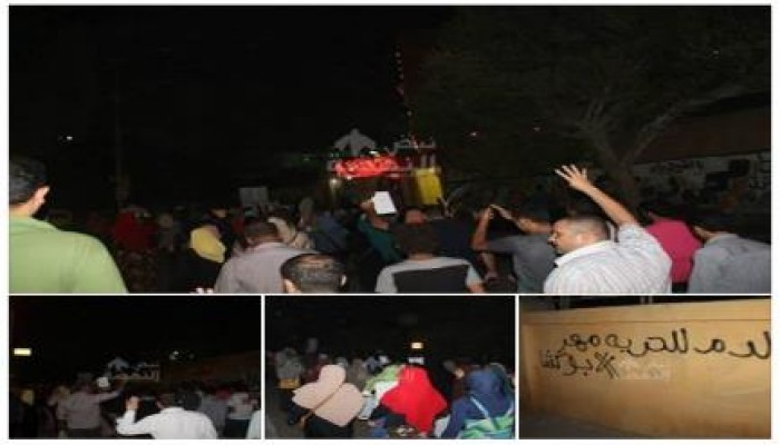 التحالف ينظم مسيرة ليلية بالهرم تندد بقمع قوات الإنقلاب للحريات