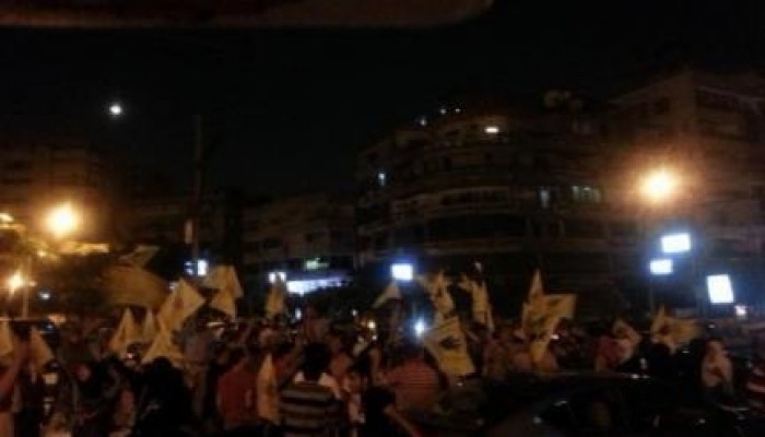 تظاهرة مسائية لرافضي الانقلاب بمصر الجديدة