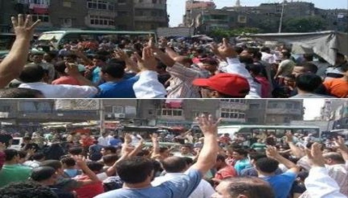 تكبيرات العيد تعلو هتافات ثوار المطرية