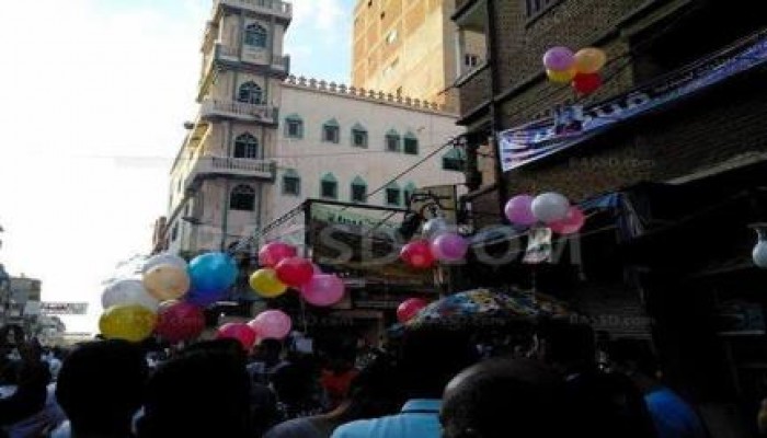 مظاهرة عقب صلاة العيد غرب الإسكندرية