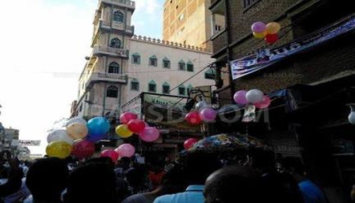 مظاهرة عقب صلاة العيد غرب الإسكندرية