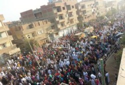 ‏الله أكبر عيدنا النصر‬ :ناهيا  تنتفض بعد صلاة العيد ثائرة  لدم الشهداء