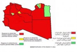 "خريطة"..  سيطرة الثوار على معظم ليبيا وأسرار المؤامرة ضدهم