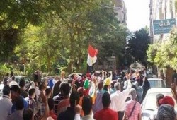 مسيرة حاشدة لثوار المعادي في ذكرى "أكتوبر"