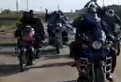 مسيرة بالدراجات رفضا للانقلاب في قنا