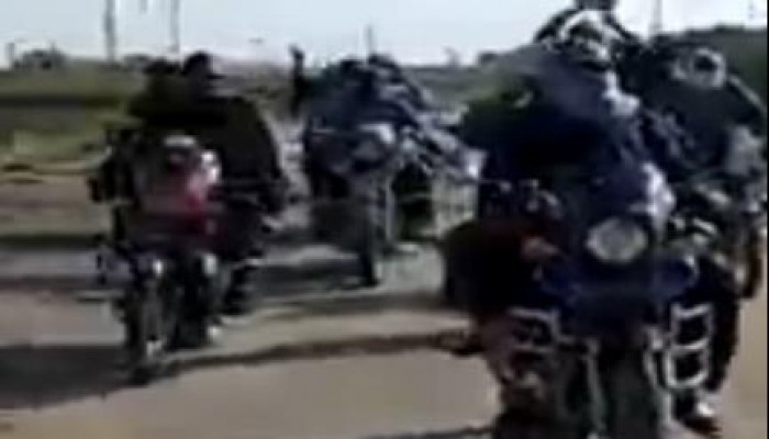 مسيرة بالدراجات رفضا للانقلاب في قنا