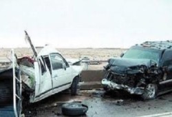 إصابة 11 في حادث تصادم ببني سويف بينهم 6 من قوات سجن الفيوم