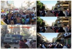 البحيرة: مسيرة حاشدة بـ"حوش عيسي" تدعو لإسقاط الانقلاب العسكري