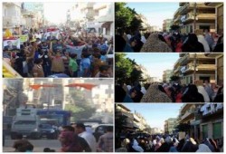 البحيرة: مسيرة حاشدة بـ"حوش عيسي" تدعو لإسقاط الانقلاب العسكري