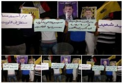 شمال سيناء:  رغم الكمائن الامنية ثوار بئرالعبد يواصلون رفضهم للانقلاب العسكرى