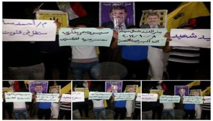 شمال سيناء:  رغم الكمائن الامنية ثوار بئرالعبد يواصلون رفضهم للانقلاب العسكرى