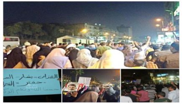 مسيرة ليلية حاشدة لـ«ثوار فيصل» ضد الانقلاب الفاشي