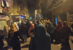 مسيرة ليلية تطالب بالإفراج عن المعتقلين بـ ‫‏المنصورة‬