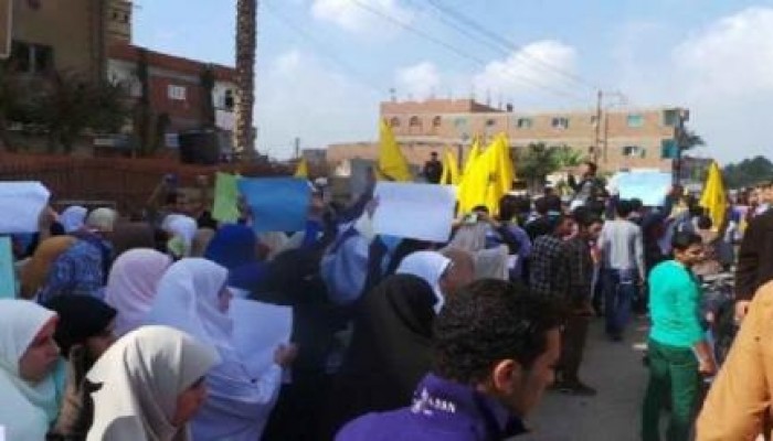 مسيرة صباحية بالإسكندرية مع بدء أسبوع "الطلاب فرسان الثورة"