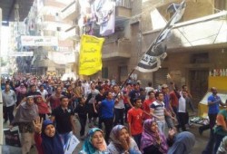 بالصور .. مسيرة حاشدة في شرق الاسكندرية في جمعة "الطلاب فرسان الثورة"