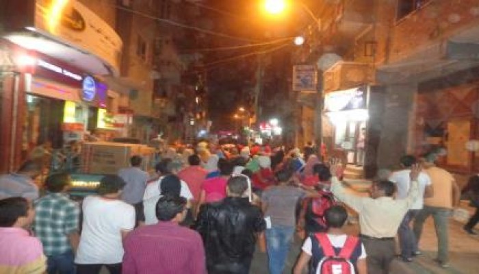 "تظاهرة ضد الانقلاب بمدينة بنى سويف استمرارا لفعاليات "الطلاب فرسان الثورة "