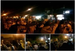 أسوان: مسيرة ليلية بكوم أمبو مناهضة لحكم العسكر